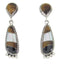 Multicolor Inlay Sterling Silver Southwest Earrings PS63103